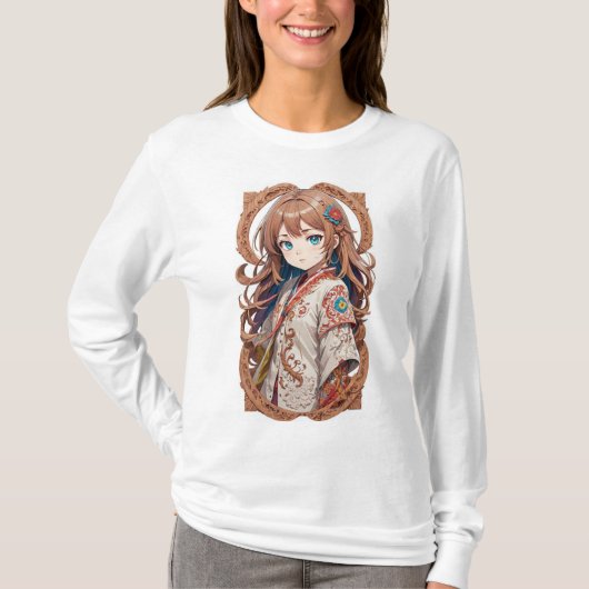 T-shirt Anime Girl (Devant)