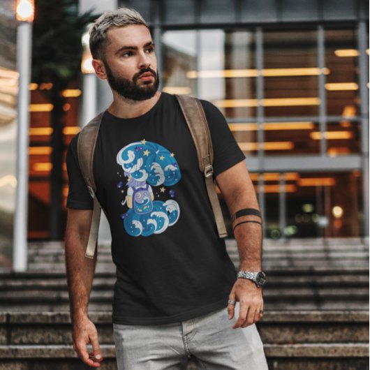 T-shirt Anime Girl avec parapluie