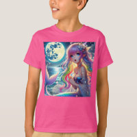 Anime Girl chanter Moonlight Pixie Rainbow Mermaid