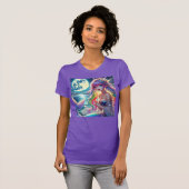 T-shirt Anime Girl chanter Moonlight Pixie Rainbow Mermaid (Devant entier)