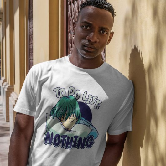 T-shirt Anime Girl Dormir