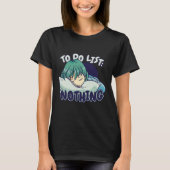 T-shirt Anime Girl Dormir (Devant)