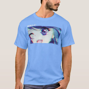 T-shirt Anime Girl Eyes - Japon Culture Art - Japonais Aes