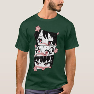 T-shirt Anime Girl Eyes Waifu Anime Manga