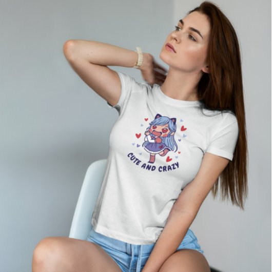 T-shirt Anime Girl In Love