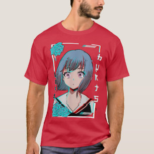 T-shirt Anime Girl Japonaise esthétique Waifu Otaku Weeb A