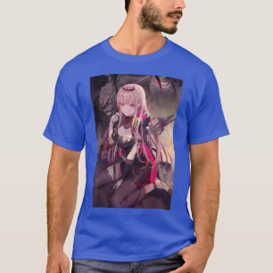 T-shirt Anime Girl Kawaii Waifu Aesthetic Japanese Manga O