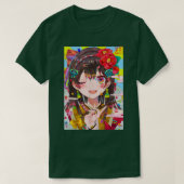 T-shirt Anime Girl Kawaii Waifu esthétique japonaise Otaku (Design devant)
