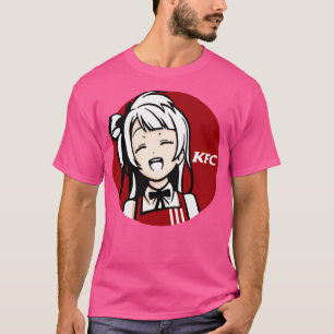 T-shirt Anime Girl Kentucky Fried Chicken