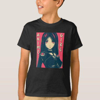 T-shirt Anime Girl Manga Otaku Kawaii Anime Vêtements Goth