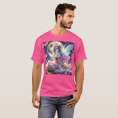 T-shirt Anime Girl Moon Fairy Princesse dans le jardin (Devant entier)