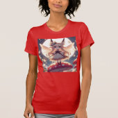 T-shirt Anime Girl Pixie Hippie Lune Fée (Devant)
