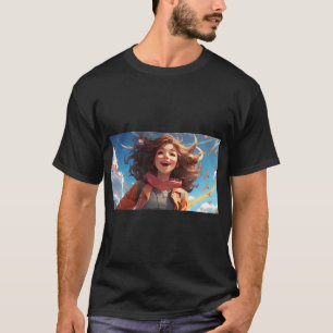 T-shirt Anime Girl Style Tee - Bold & Cute