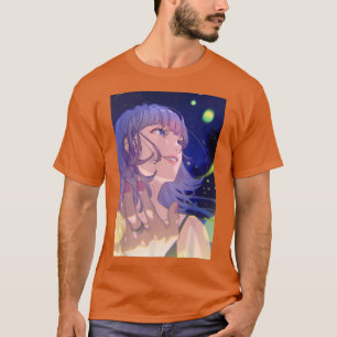 T-shirt Anime Girl Waifu Colorful Pastel Japanes esthétiqu