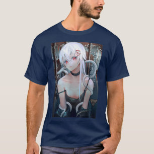 T-shirt Anime Girl Waifu serpent esthétique japonaise Otak