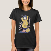 T-shirt Anime Girl Yellow Raincoat (Devant)