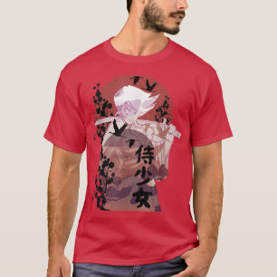 T-shirt Anime guerrière Samurai fille