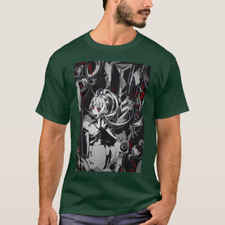 T-shirt Anime Horror Aesthetic Scary Creepy Girl Japanese 