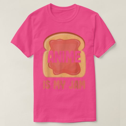 T-shirt Anime is my jam (Design devant)