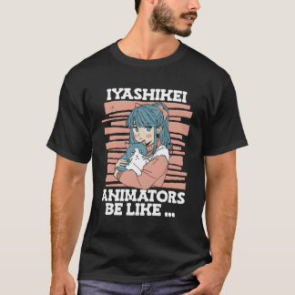 T-shirt Anime Iyashikei Otaku Japonais Kawaii Japon Ga Ani