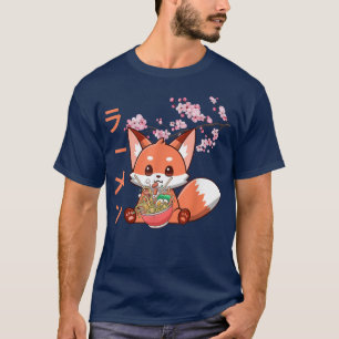 T-shirt Anime Japonais Cute Kawaii Pour Manger Des nouille