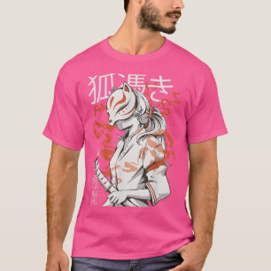 T-shirt Anime japonais japonais du guerrier samouraï (2)