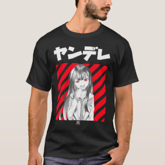T-shirt Anime japonais Yandere Kawaii