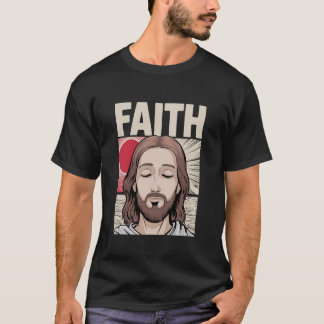 T-shirt Anime Jesus Gift Funny Japanese Christ God Christi