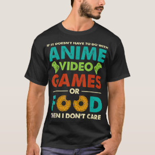 T-shirt ANIME JEUX BON, Ne vous souciez pas Japonais Manga