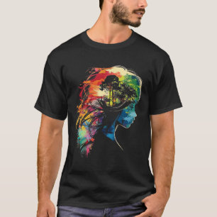 T-shirt Anime Manga Motif Illustration colorée Anime