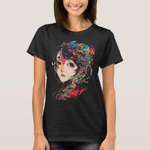 T-shirt Anime Manga Motif Illustration colorée Anime 1