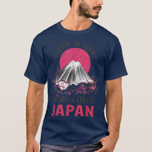 T-shirt Anime Merch Factory Just a Girl Who Love Japan