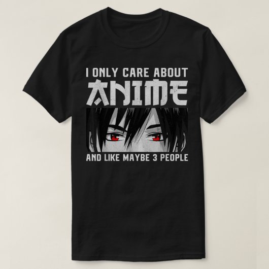 T-shirt Anime Merch Femmes Ados Filles Garçons Je Ne M'Int (Design devant)
