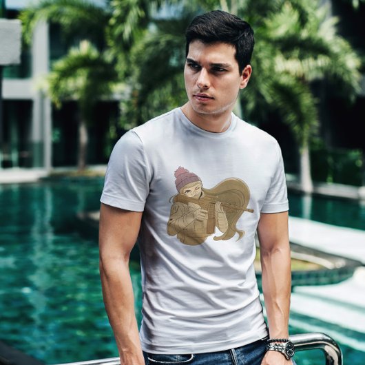 T-shirt Anime Militaire Soldier Girl