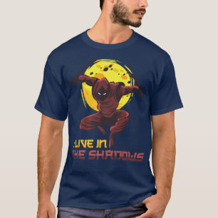 T-shirt Anime Ninjas Je Vis Dans L'Ombre Samurais Homme