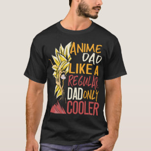 T-shirt Anime Papa Comme Un Père Régulier Que Pères Glaciè