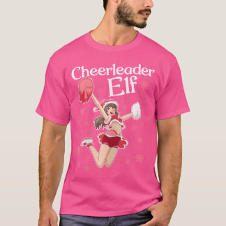 T-shirt Anime Pom-pom girl Elf Cheerleader Noël