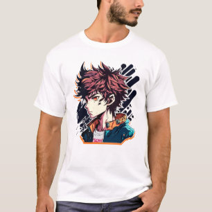 T-shirt Anime Power : Conception de jeunes personnages de