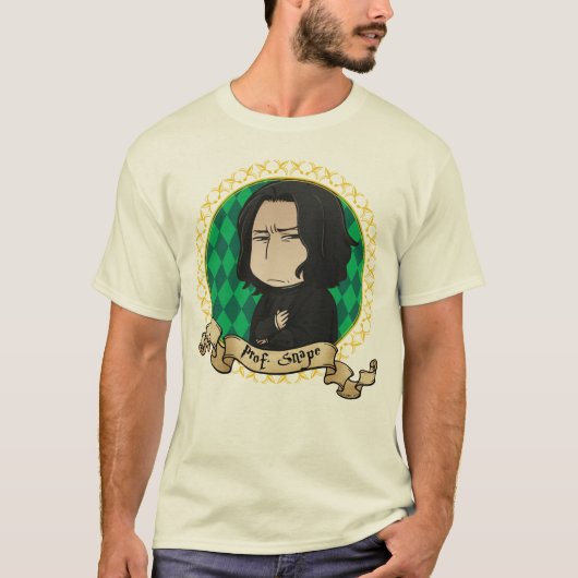 T-shirt Anime Professeur Snape Portrait (Devant)