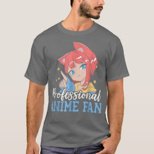 T-shirt Anime Professionnel Lecteur Manga Fan Otaku Kawaii