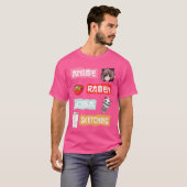T-shirt Anime Ramen Boba Sketting - Kawaii Anime Lover Gi (Devant entier)