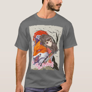 T-shirt Anime Samurai Fo Otaku Japonaise