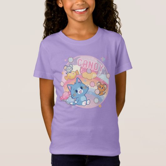 T-Shirt Anime Tom et Jerry Candy Party (Devant)