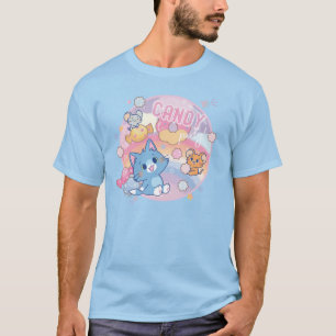 T-shirt Anime Tom et Jerry Candy Party