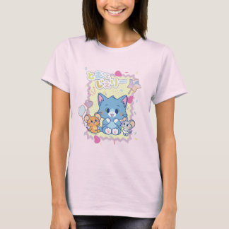 T-shirt Anime Tom et Jerry Strawberry Fun