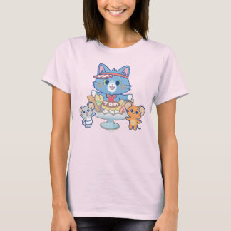 T-shirt Anime Tom, Jerry et Tuffy Dessert Parlor