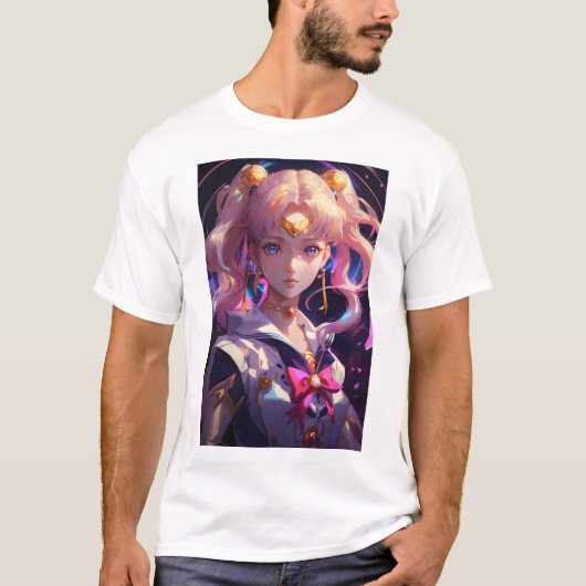 T-shirt Anime waifu (Devant)