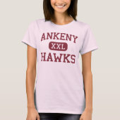 T-shirt Ankeny - faucons - lycée d'Ankeny - Ankeny Iowa (Devant)