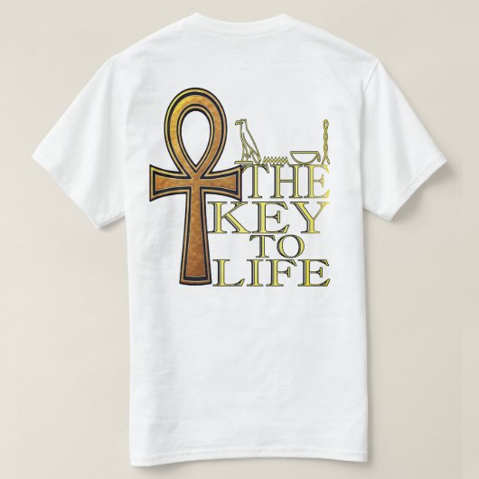 T-shirt Ankh Key of Life (Design dos)