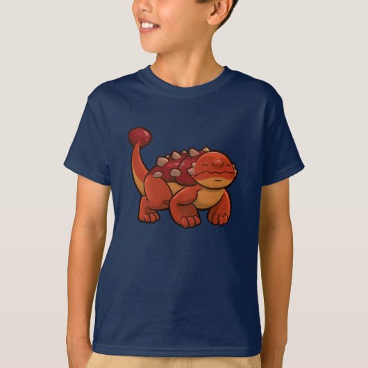 T-shirt Ankylosaurus de bébés de Dino (Devant)